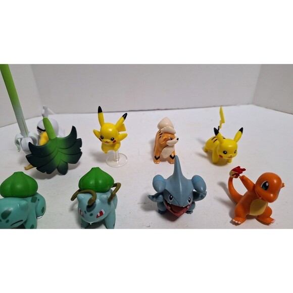 WICKED COOL TOYS WCT POKEMON LARGE 17 CT ACTION FIGURE PVC LOT PIKACHU ALOLAN - Picture 6 of 6
